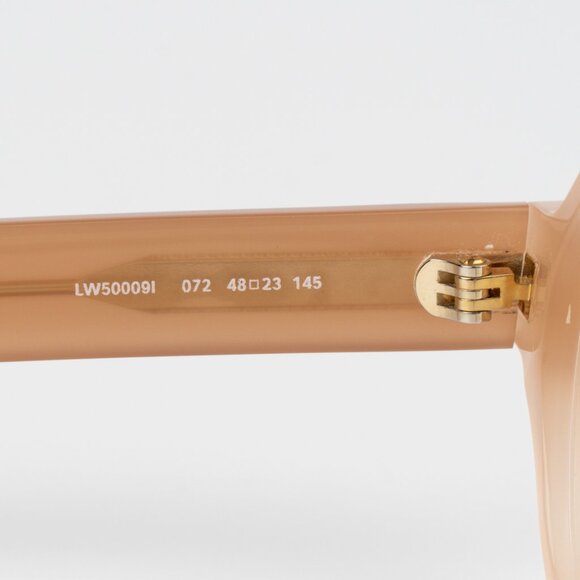 Loewe Women Eyeglasses Shiny Light Pink Demo Round LW50009I 072 BRAND NEW - Picture 6 of 9